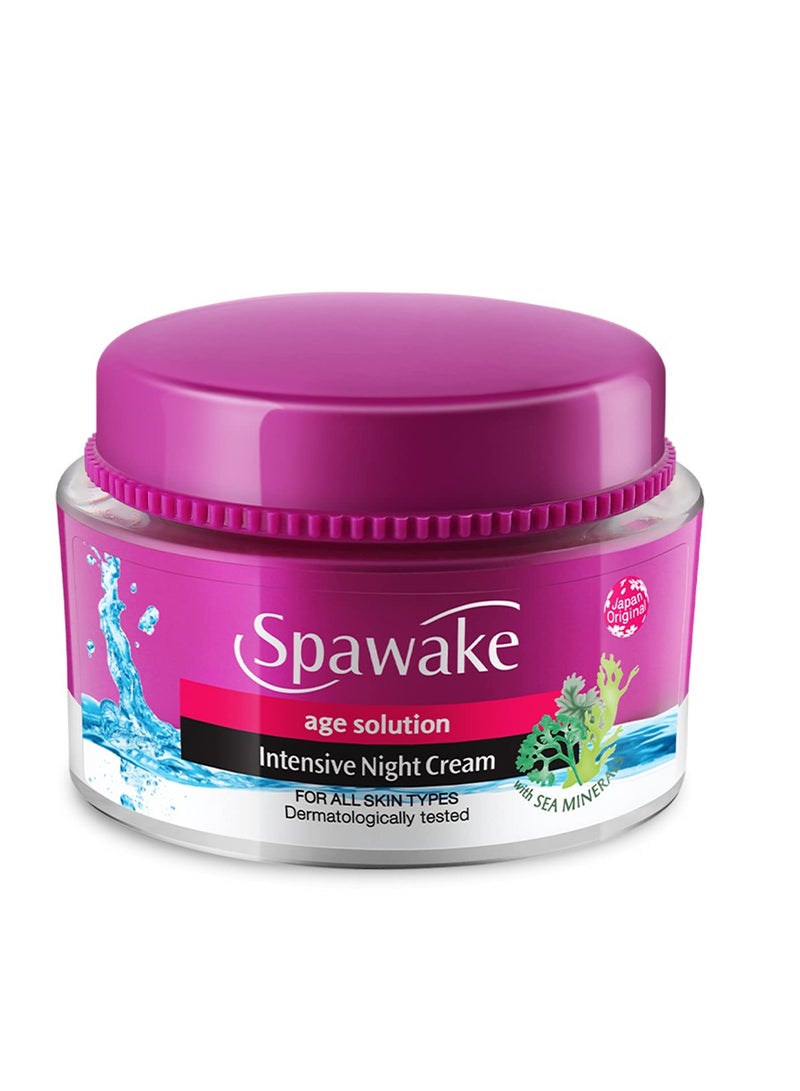 Spawake Anti Aging Face Cream Age Solution Intensive Night Cream 50g