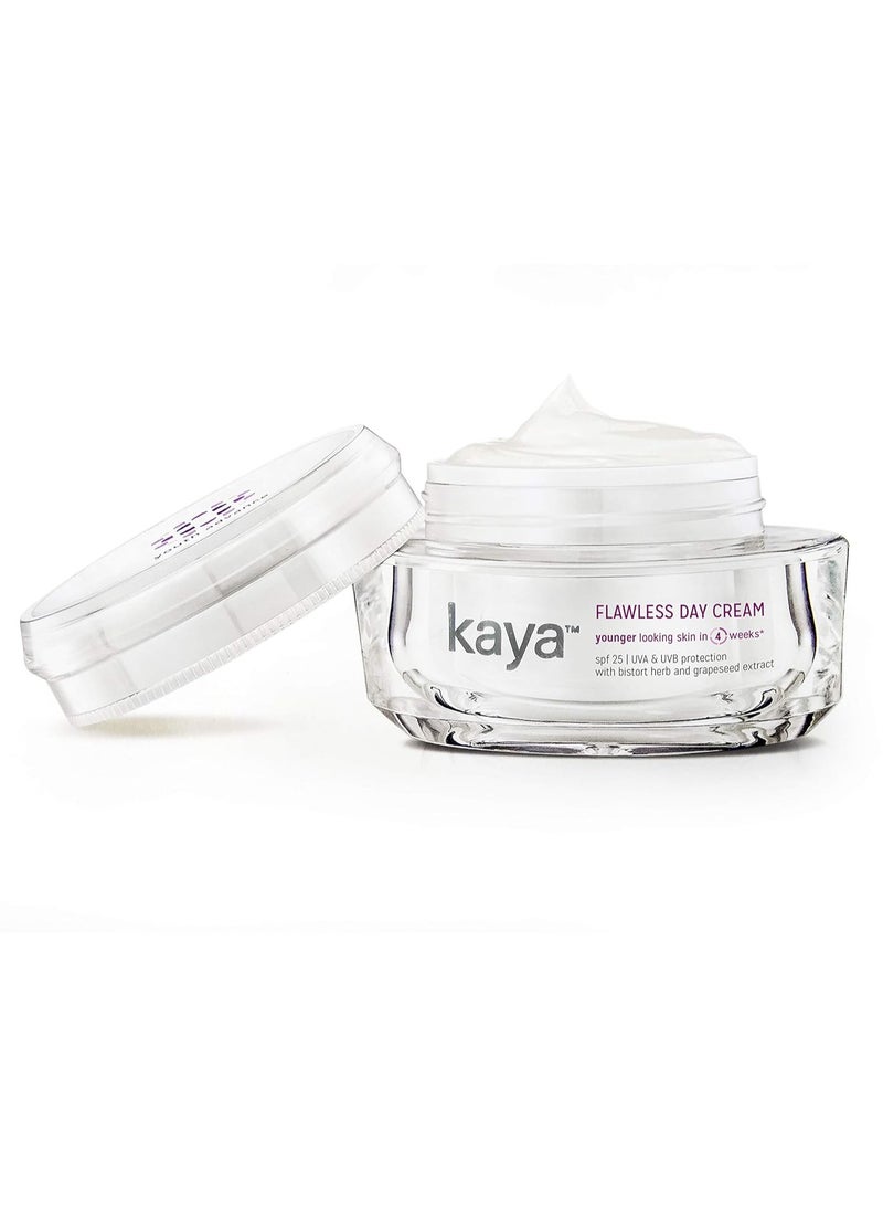 Kaya Clinic Flawless Anti-Ageing SPF25 Moisturizer Day Cream Protects Skin From Fine Lines Age Spots 50g