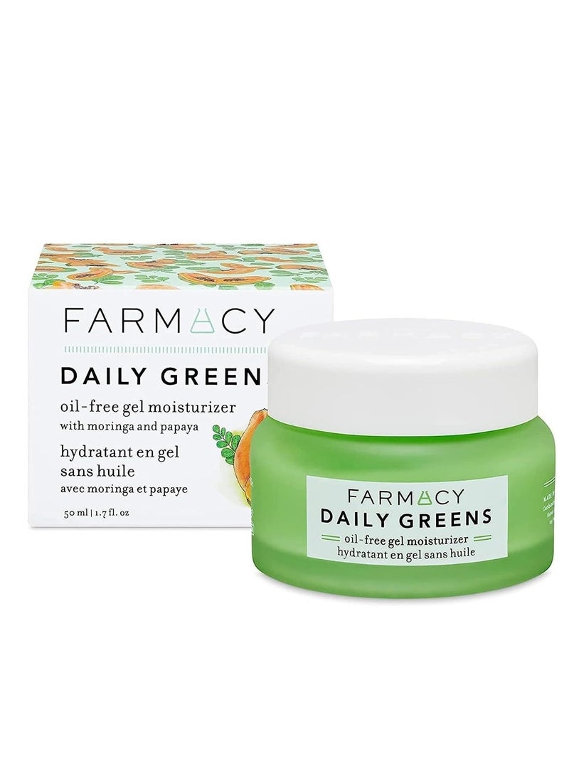 Daily Greens Oil-Free Gel Moisturizer with Moringa and Papaya, 50ml