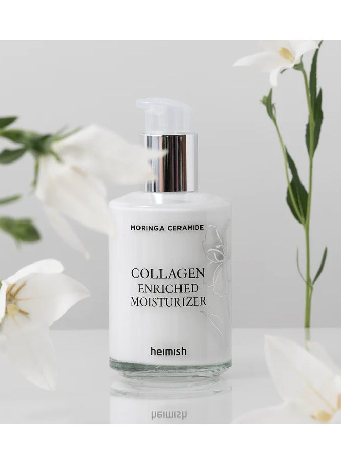 Moringa ceramide collagen enriched moisturizer