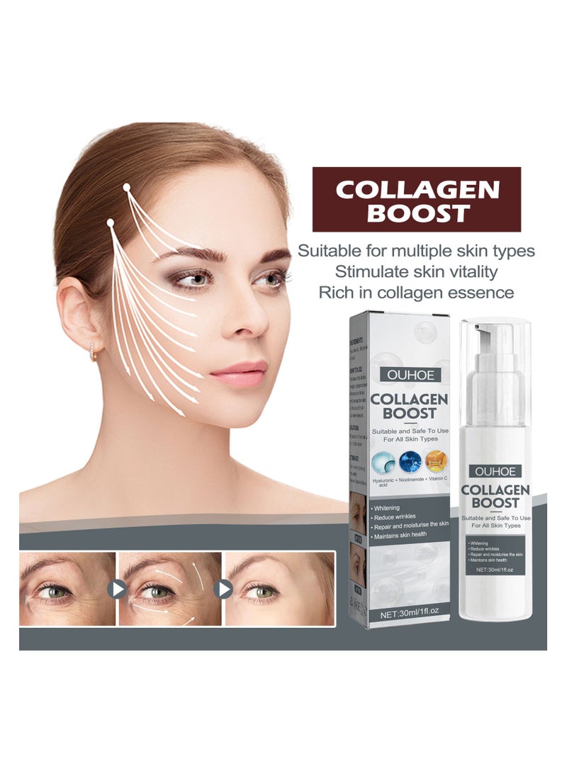 Collagen Anti Aging Essence Repairs and Diminishes Fine Lines and Dark Spots Around the Eyes Hydrating Moisturizing Anti-Wrinkle Essence