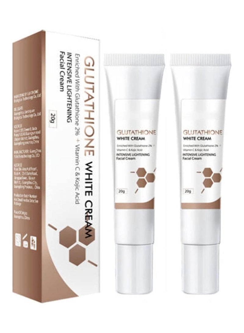 Pack Of 2 Lanthome glutathione face cream mild and moisturizing 20g Glutathione face cream