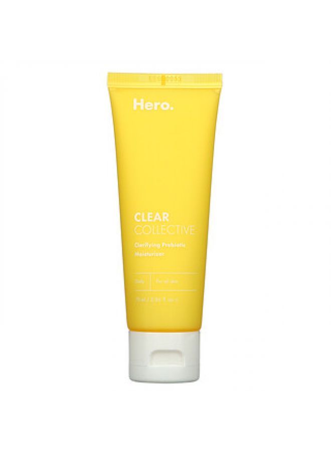 Hero Cosmetics Clear Collective Clarifying Prebiotic Moisturizer 2.36 fl oz 70 ml