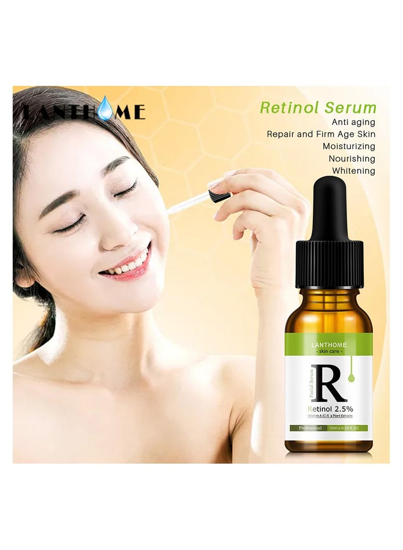 Retinol 2.5 Vitamin C OR A Facial Anti Wrinkle Serum Remove Dark Spots Collagen