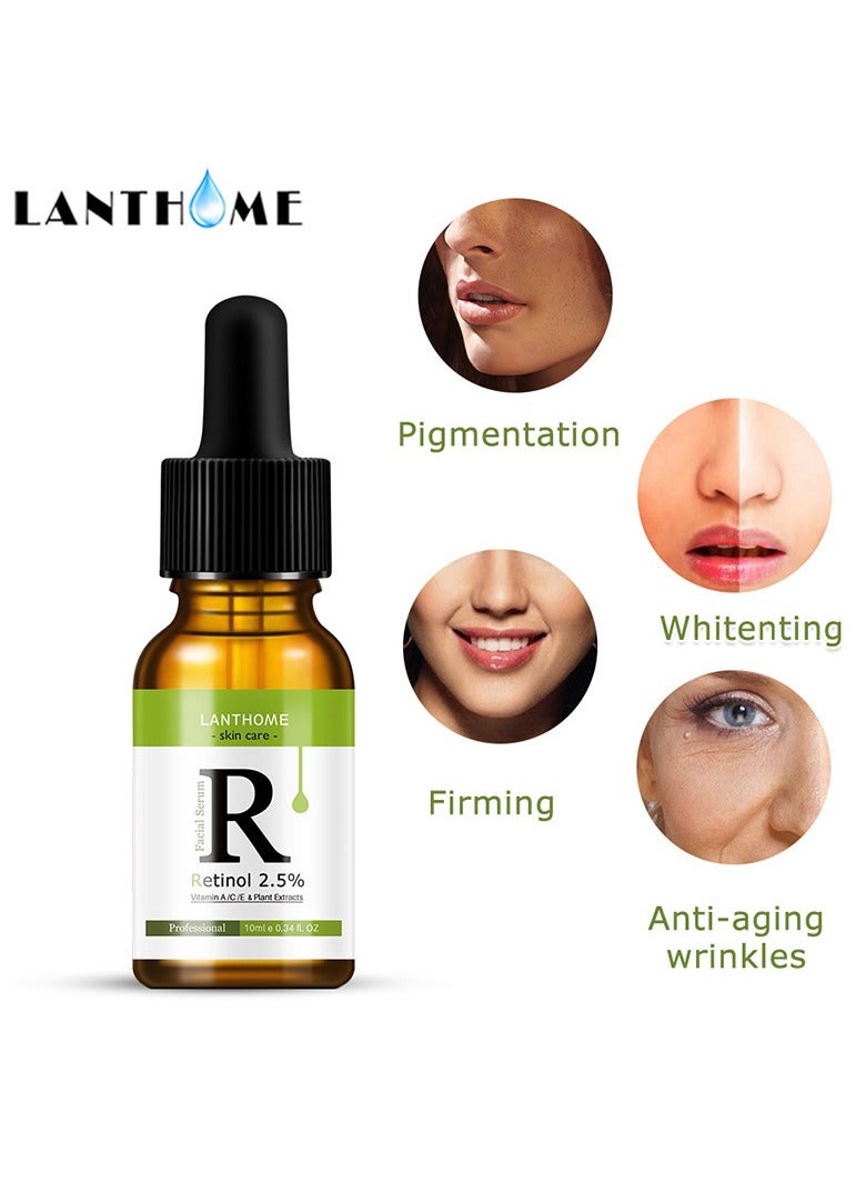 Retinol 2.5 Vitamin C OR A Facial Anti Wrinkle Serum Remove Dark Spots Collagen