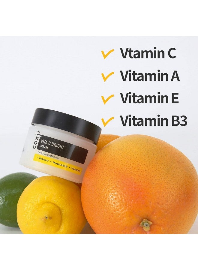 R] Vita C Cream [50Ml1.69 Fl.Oz] Niacinamide Face Cream With Vitaminshydrates And Moisturizeskorean Skin Carevitamin C A E B3. Vitamin Moisturizing Cream