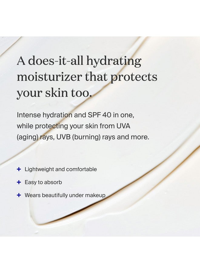Superscreen 1.7 Fl Oz Spf 40 Pa+++ Hydrating Daily Moisturizer Sunscreen Protection From Uv Rays + Helps Filter Pollution & Blue Light