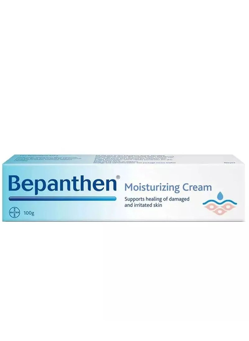 Bepanthen Moisturizing Cream For Dry, Damaged & Irritated Skin 100g