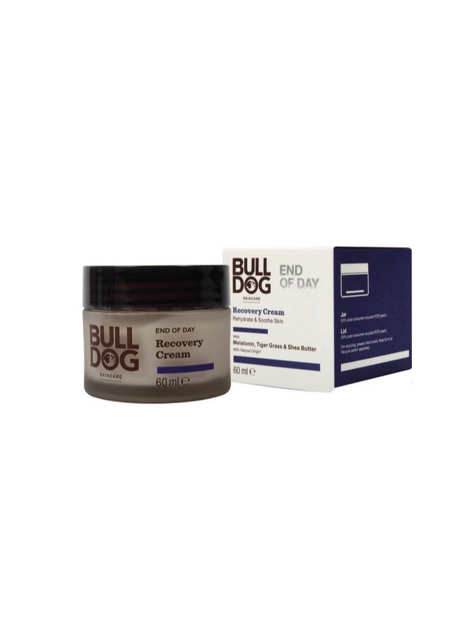 Bulldog End of Day Recovery Cream 60ml