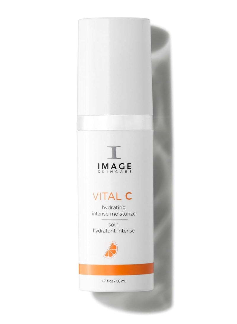 IMAGE Skincare, VITAL C Hydrating Intense Moisturizer, Face Lotion with Hyaluronic Acid and Shea Butter, 1.7 fl oz