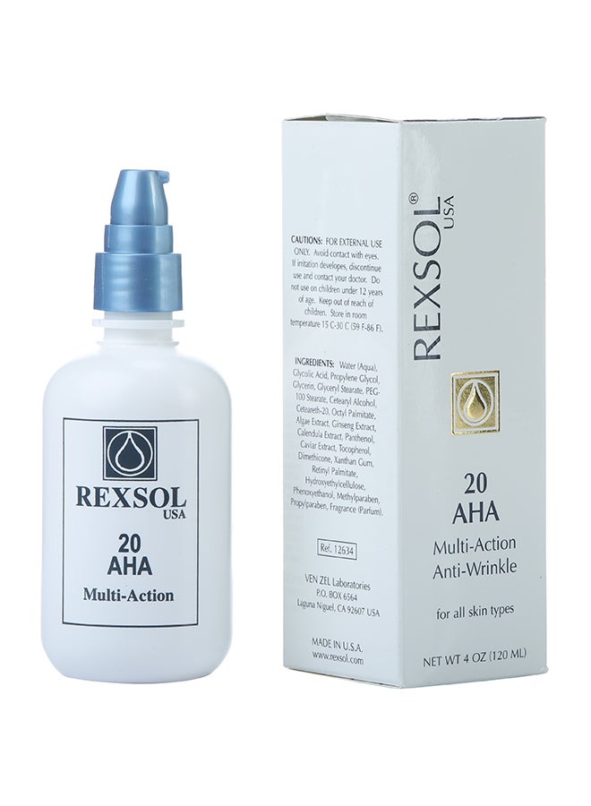 20 AHA Multi-Action Anti-Wrinkle Cream 120ml