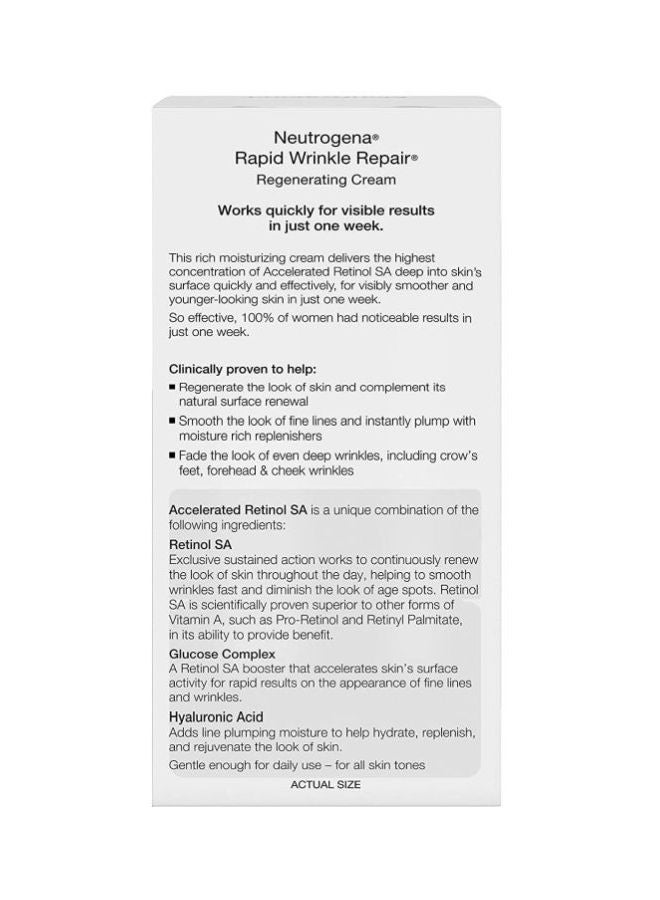 Rapid Wrinkle Repair Regenerating Face Cream