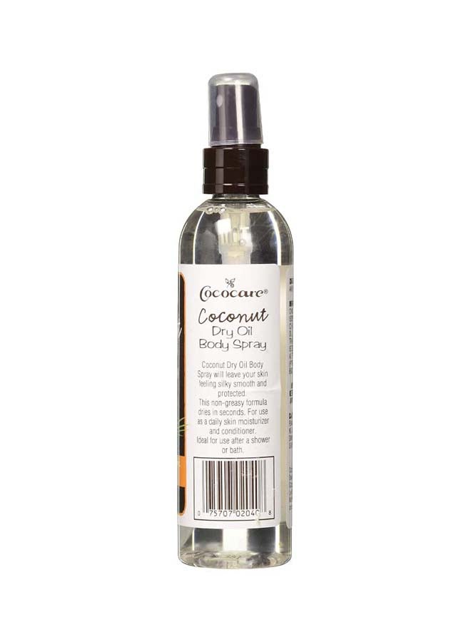 Coconut Dry Body Spray Oil