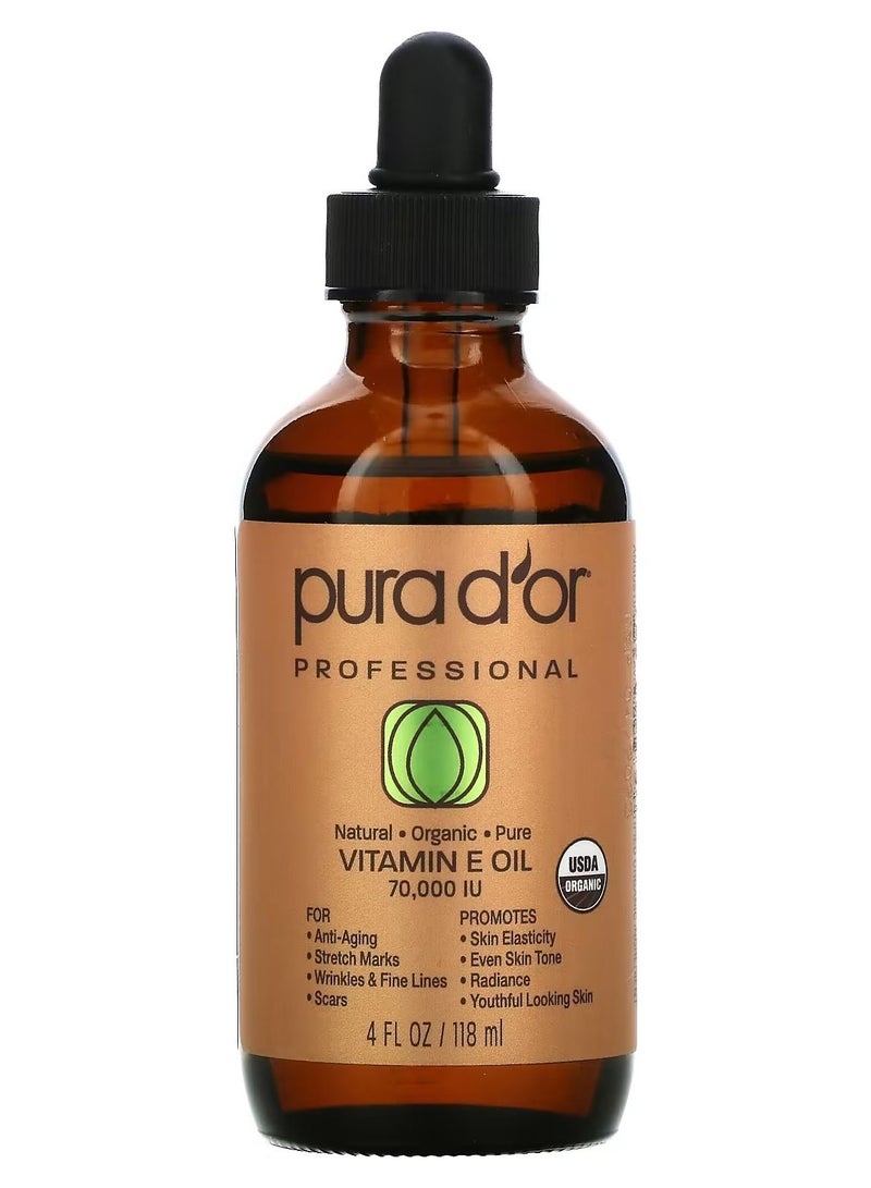 Professional Vitamin E Oil 70000 IU 4 fl oz 118 ml