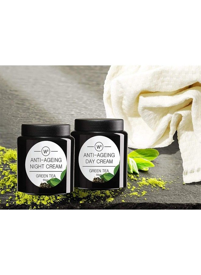 Green Tea Anti Ageing Protects Skin From Premature Signs Of Ageing (Green Tea Antiageing Day & Night Cream 100 Gm)