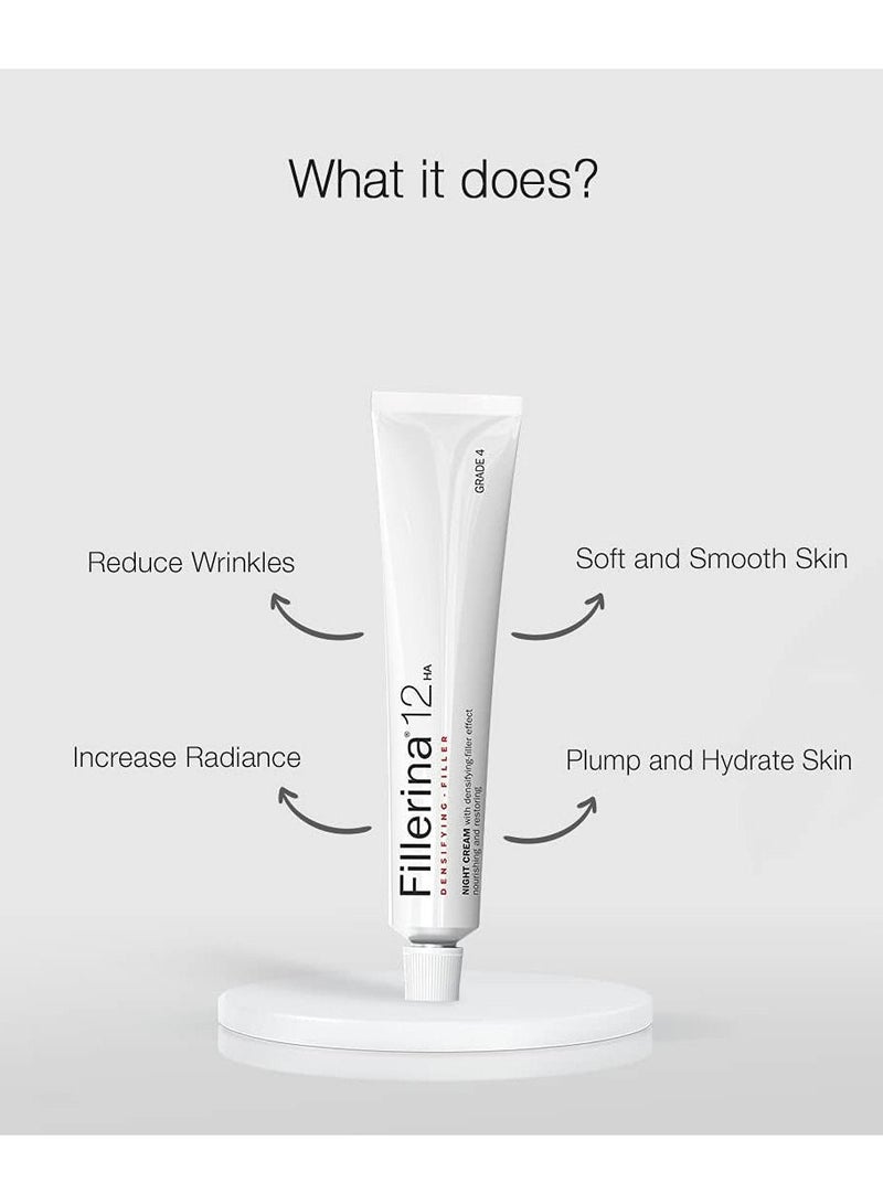 Fillerina 12HA Densifying-Filler Night Cream Grade 4 50ml