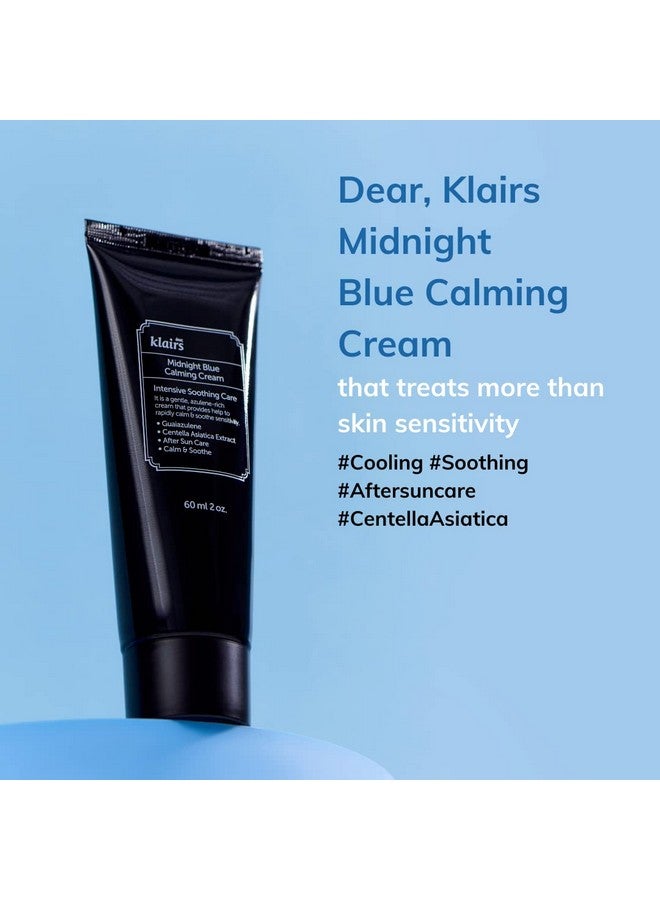 Earklairs] Midnight Blue Calming Cream For Oily Troubled And Sensitive Skin Rapidly Calm And Soothe Sensitivity (2 Ounce (Pack Of 1))