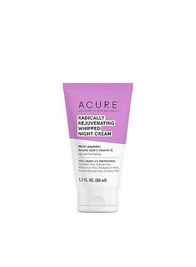 Radically Rejuvenating Whipped Night Cream Antiaging Support Multipeptides Ferulic Acid & Vitamin C Ultimate Night Repair Hydrate And Rejuvenate Vegan Plant Basedinfused 1.7 Fl Oz