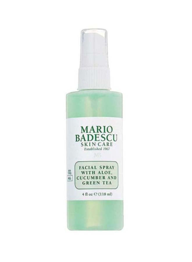 Facial Spray With Aloe, Cucumber And Green Tea Clear 118ml