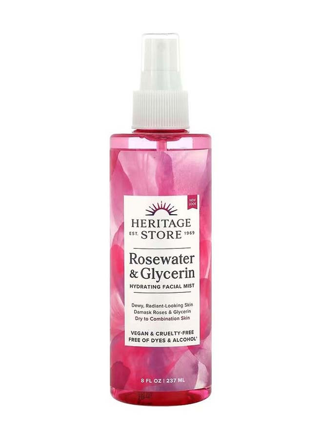 Rosewater And Glycerin Sprayer Clear 240ml