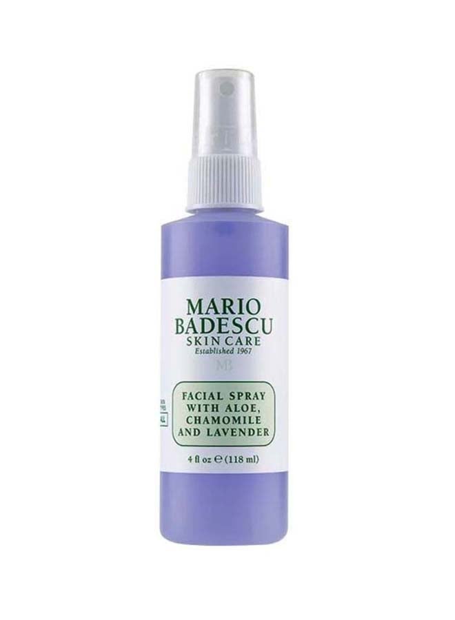 Facial Spray With Aloe Chamomile And Lavender 118ml