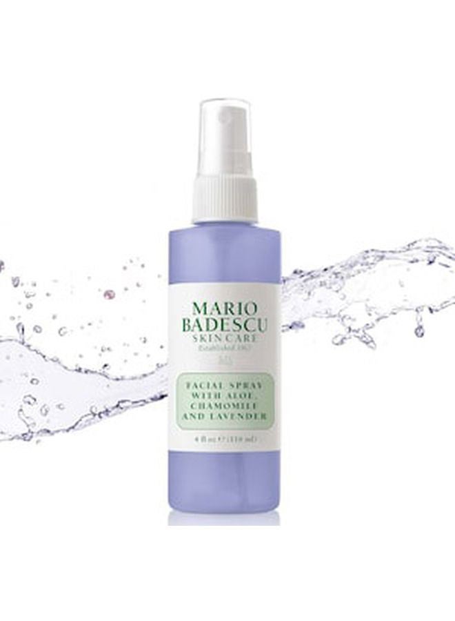 Facial Spray With Aloe, Chamomile And Lavender 118.0ml