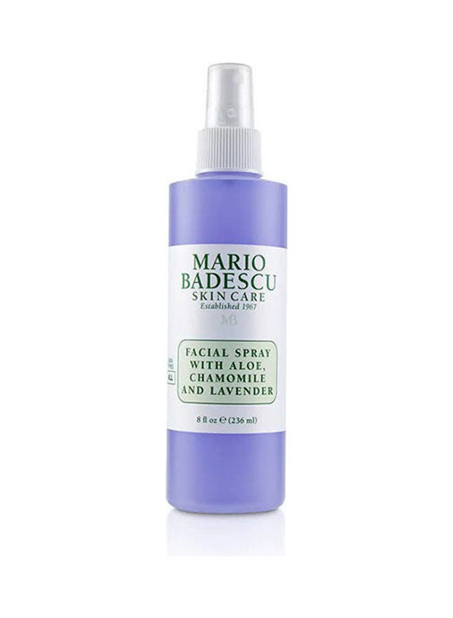 Facial Spray With Aloe, Chamomile And Lavender Multicolour 118ml