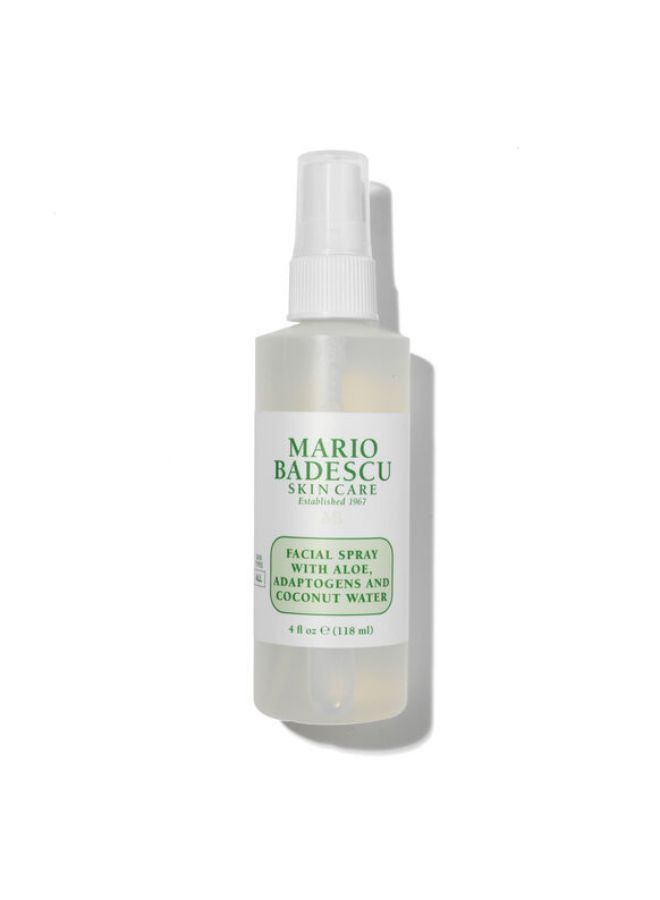 FACIAL SPRAY WITH ALOE, ADAPTOGENS AND COCONUT WATER