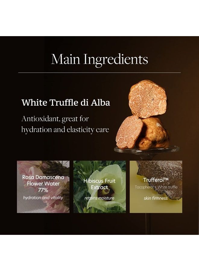 d'Alba Italian White Truffle First Aromatic Spray Serum, fragrant VEGAN glowy hydrating antioxidant serum face mist, deep hydration skin firmness serum