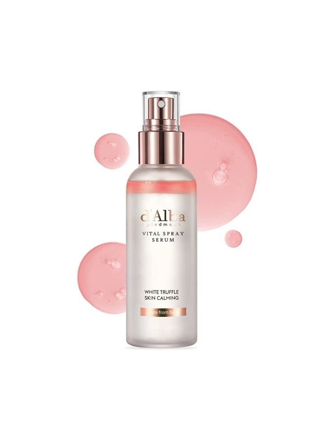 d'Alba Italian White Truffle Vital Spray Serum, vitializing glowy hydrating soothing serum face mist spray, SOS solution for red and sensitive skin serum