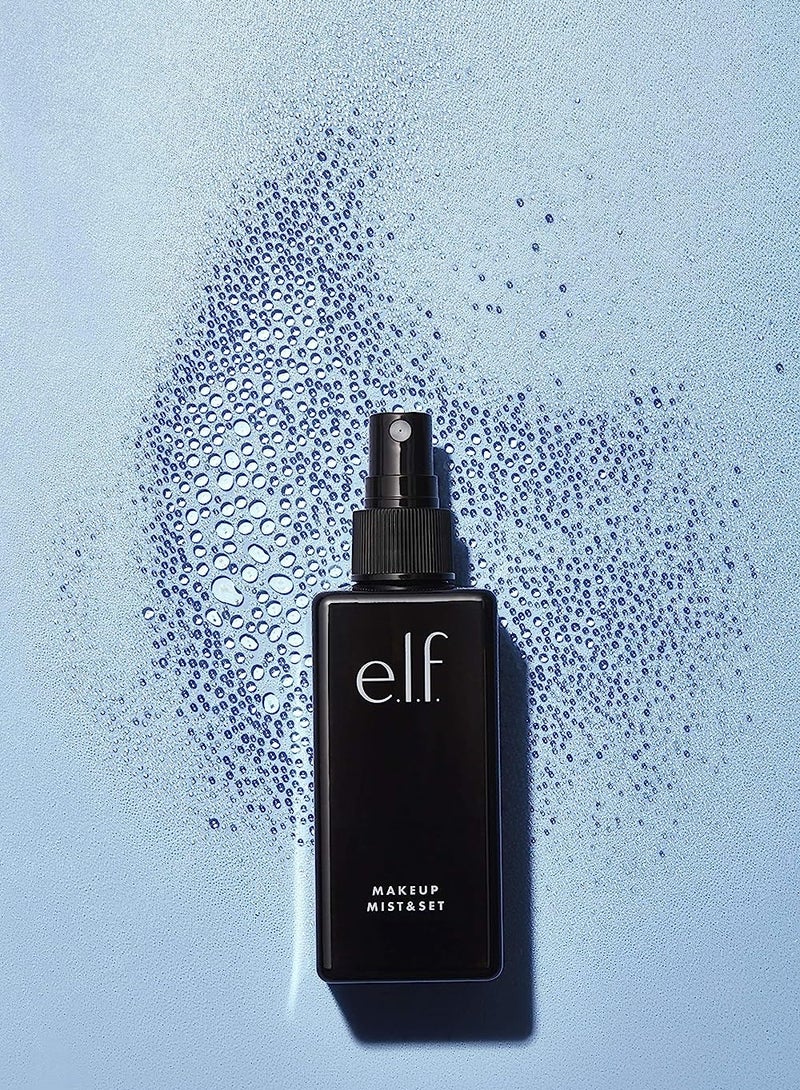 e.l.f. makeup mist & set hydrating setting spray for setting & reviving makeup soothes & hydrates skin infused with vitamin A vegan & cruelty free