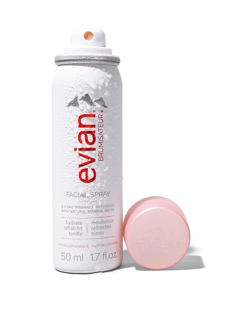 Evian facial spray 1.7 oz.