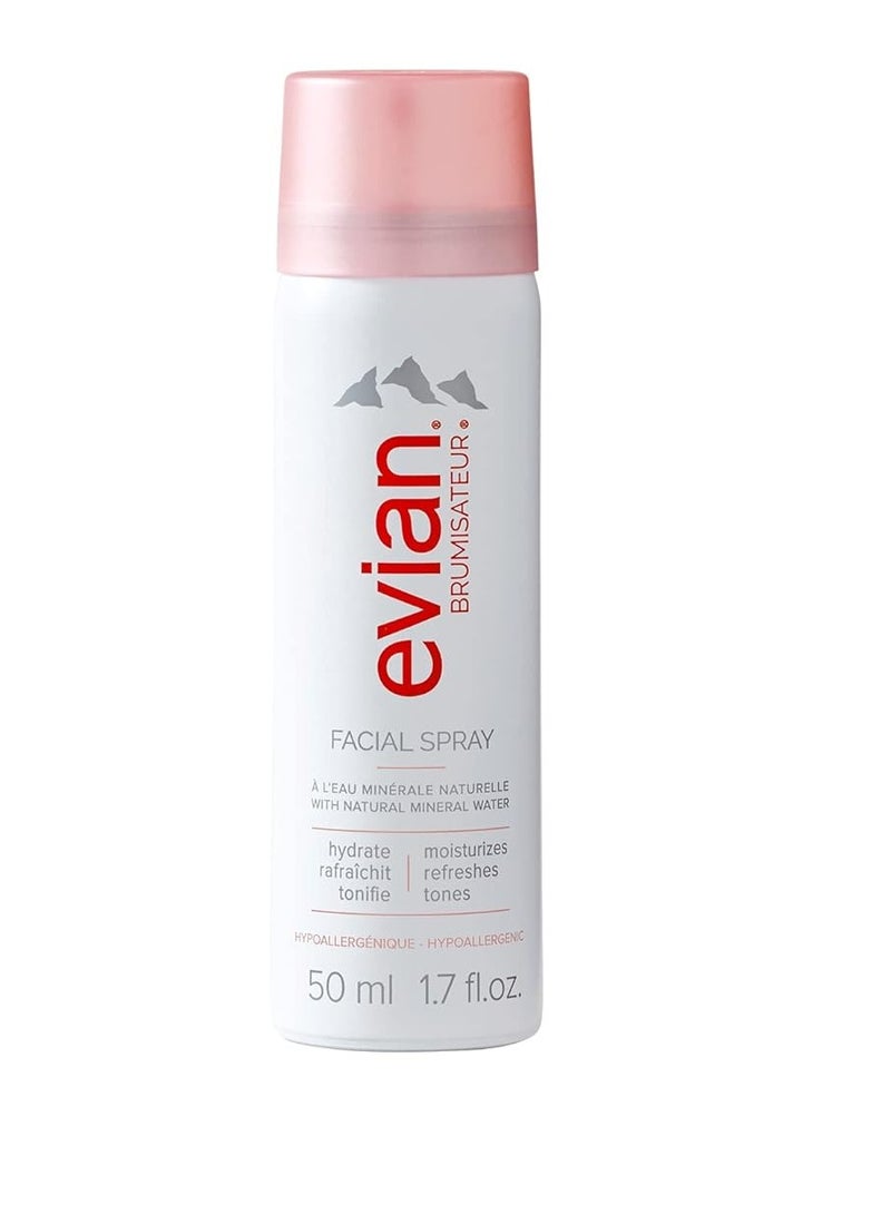 Evian facial spray 1.7 oz.