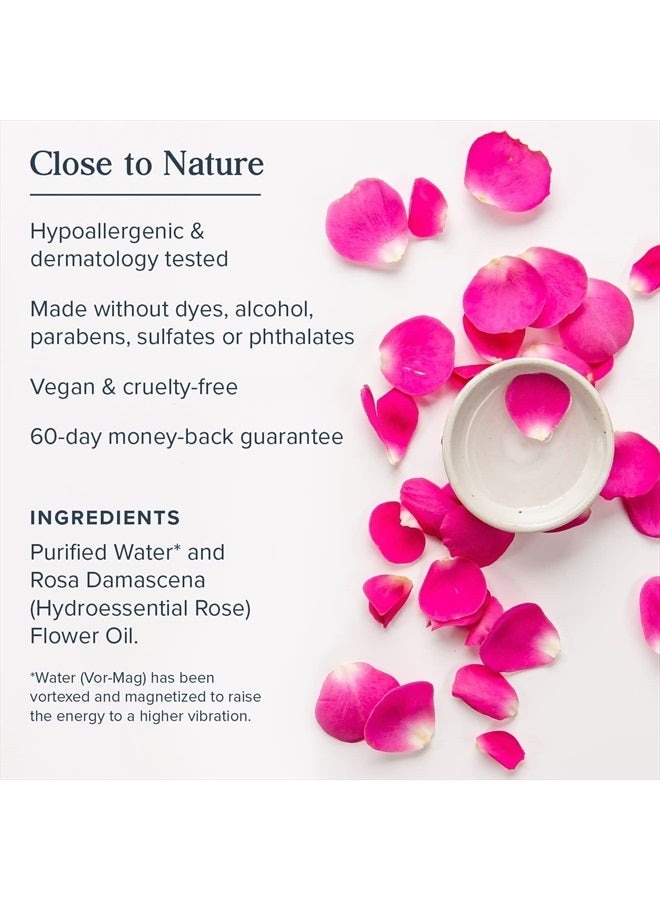 Heritage Store Rosewater, Hydrating Formula for Skin & Hair, No Dyes or Alcohol, Vegan 8oz