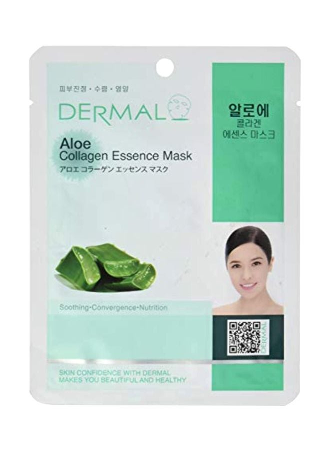 Pack Of 10 Aloe Collagen Essence Mask