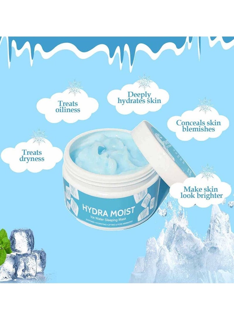 J Skin Beauty Hydra Moist Ice Water Sleeping Mask 300 grams Pack of 2