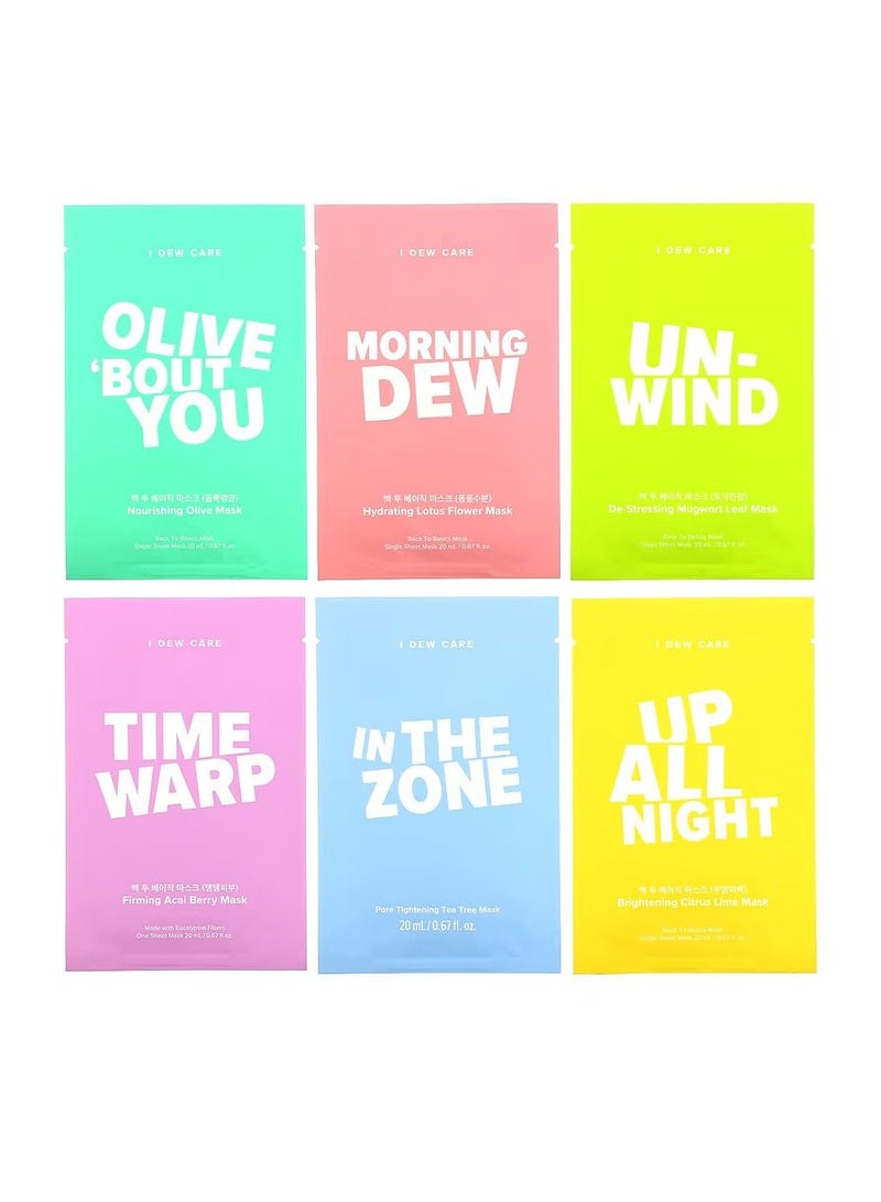 Lets Get Sheet Faced Beauty Sheet Mask Set