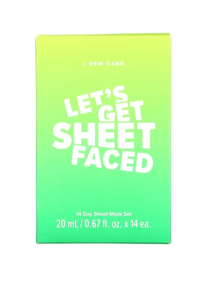 Lets Get Sheet Faced Beauty Sheet Mask Set