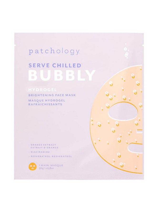 Brightening Gel Face Mask with Resveratrol and Niacinamide Patchology Bubbly hydrogel Face Mask protects and brightens face while supporting an even skin tone 1 count