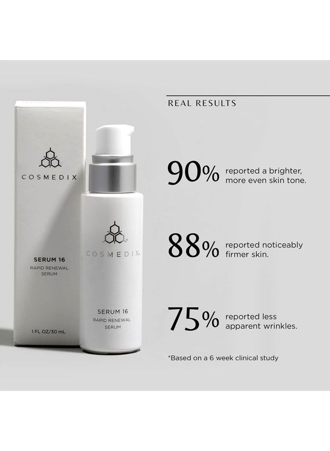 Serum 16 Rapid Renewal Serum, Helps Reduce Appearance of Uneven Skin Tone, Moisturizes Skin, Vitamin A, Retinol, Cruelty Free