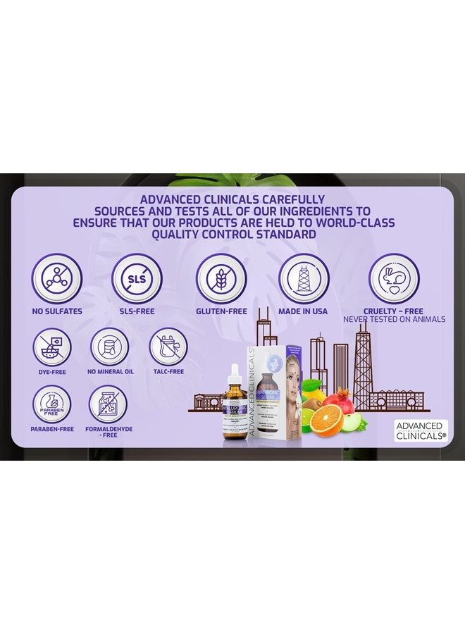 Hyaluronic Acid Face Serum Skin Care Facial Moisturizer To Restore Skin, Anti Aging Face Serum For Wrinkles, Dark Spots, Fine Lines, & Dry Skin, 1.75 Fl Oz (Pack Of 2)