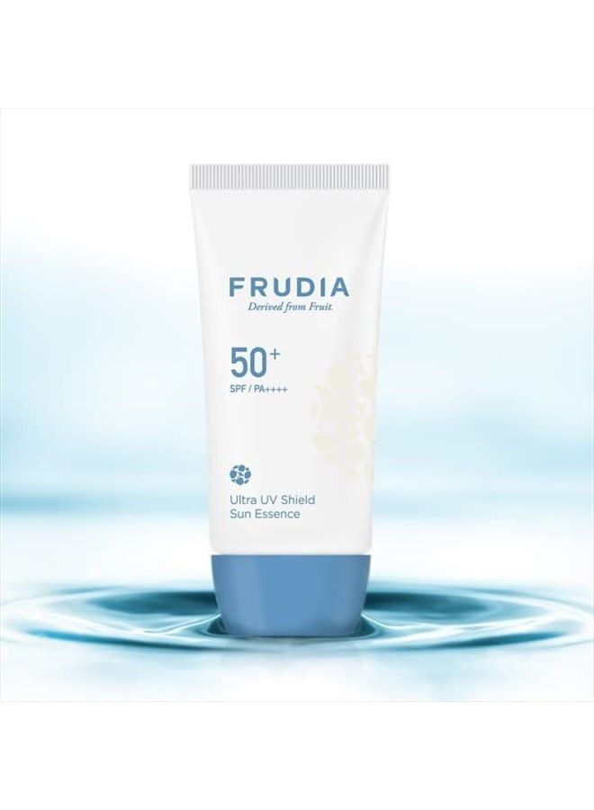 WELCOS Sun Block Day Cream Essence Facial SPF | Organic Hydrating Face Cream Vegan Face Moisturizer for Dry Skin | Sun Screens Lotion Day Moisturizer for Face Women Korean Skin Care 1.76 fl oz