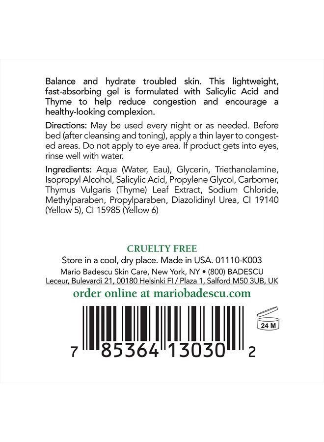 Anti Acne Serum for Combination & Oily Skin | Clarifying Gel-Serum that Tackles Clogged Pores | Formulated with Salicylic Acid and Glycerin | 1 FL OZ