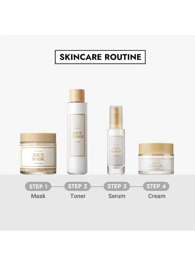 [I'm From] Rice Serum, 73% Fermented Rice Embryo Extract | Improve Hyperpigmentation, Boost Collagen, Vitality, Supply nutrients to skin with Vitamin B, Healthy Glow, Mothers Day Gift
