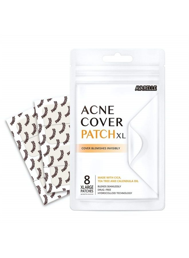 Acne Pimple Patch Absorbing Cover Blemish (XL Square / 8 PATCHES)