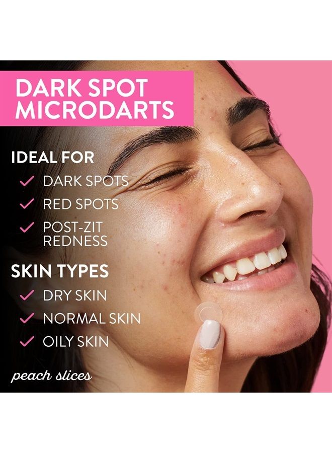 Dark Spot MicroDarts | For Dark Spots, Post-Blemish Redness, & Hyperpigmentation | Self-Dissolving | Niacinamide, Vitamin C, Hyaluronic Acid, and Cica | Vegan | Cruelty Free | 9 Patches