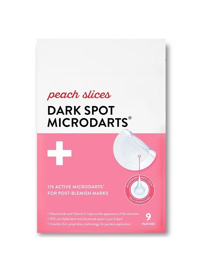 Dark Spot MicroDarts | For Dark Spots, Post-Blemish Redness, & Hyperpigmentation | Self-Dissolving | Niacinamide, Vitamin C, Hyaluronic Acid, and Cica | Vegan | Cruelty Free | 9 Patches