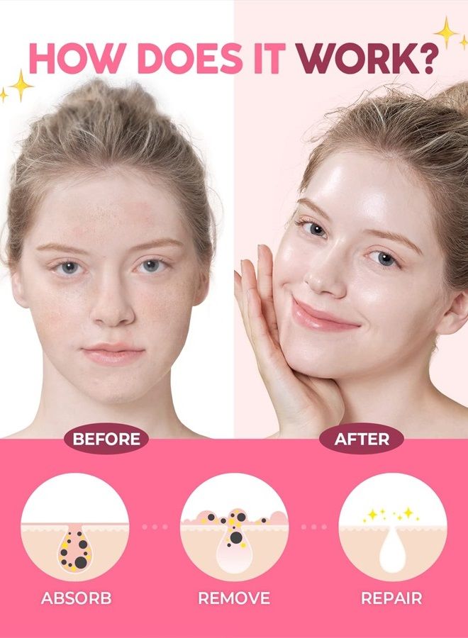 Glam Up Brightening Pink Lemon Clay Mask | Gentle Exfoliating Hydrating Face Masks for Dark Spots | Brightening Pink Clay Mask for Dull Skin, Pore Cleansing Blackhead remover, Vegan Facial masks - (12