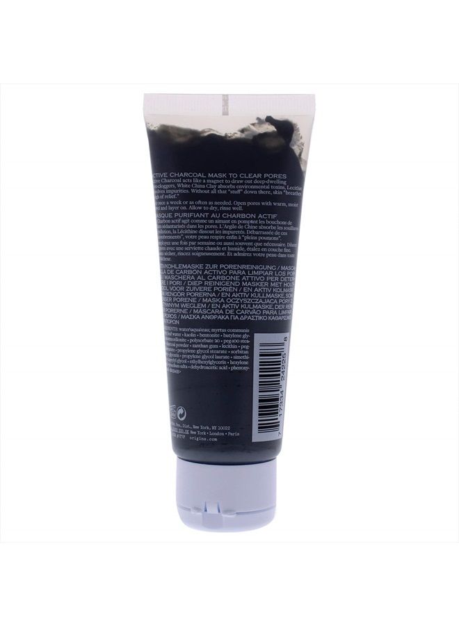 Clear Improvement Active Charcoal Mask for Unisex, 2.5 Fl Oz