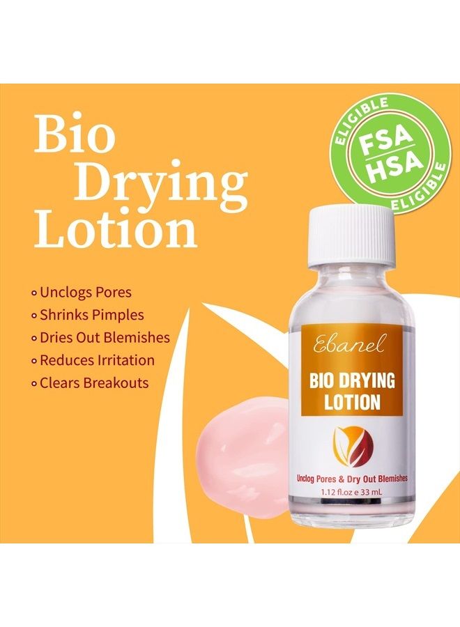 Acne Drying Lotion, Overnight Salicylic Acid and Sulfur Cystic Acne Spot Treatment for Face and Body, Pimple Cream Spot Treatment, Dries Out Pimples, Cysts, Blemishes, Zits, and Clogged Pores